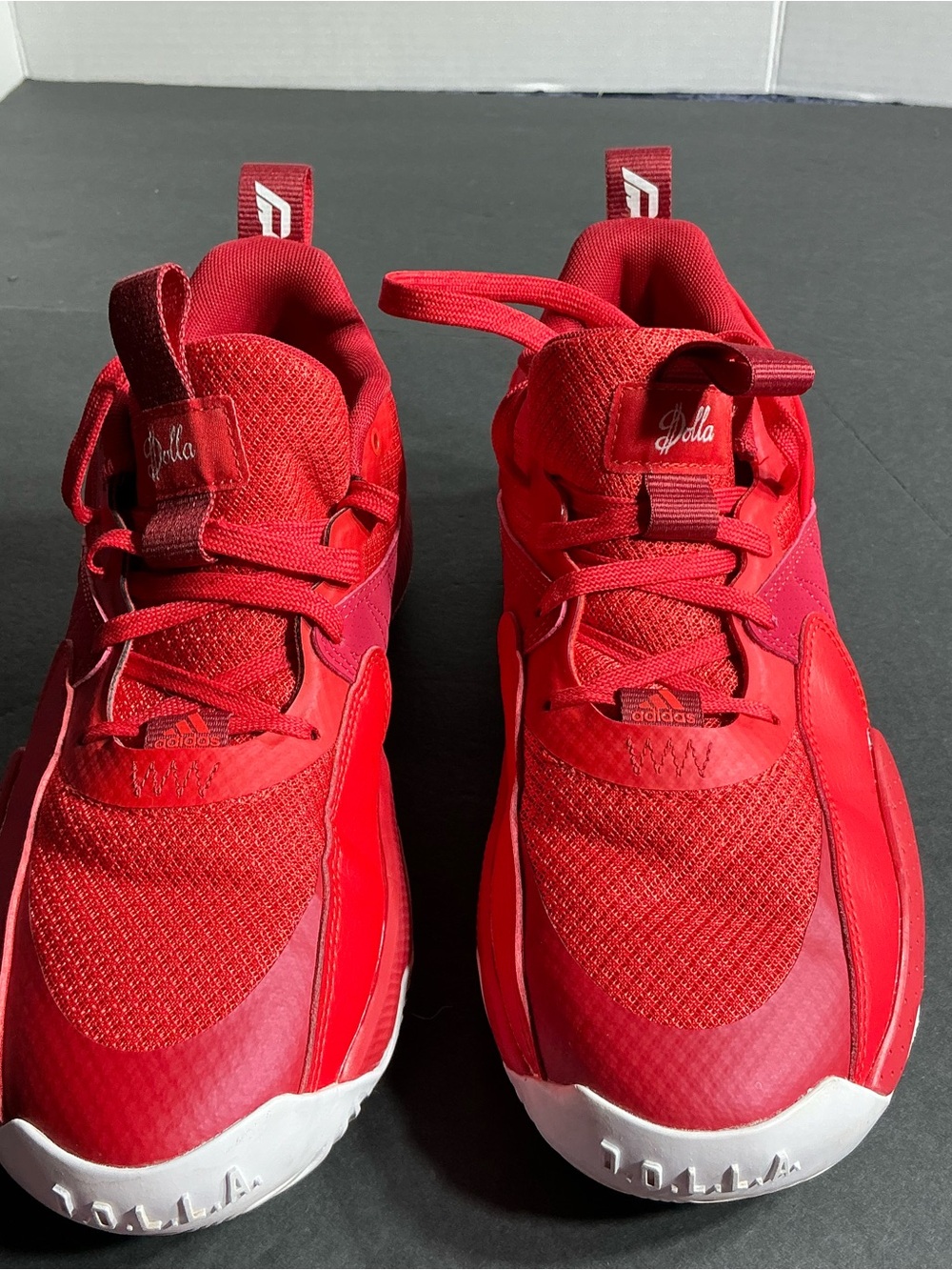adidas Mens Red J D O L L A Sneakers
